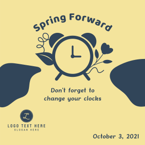 Change your Clocks Instagram post Image Preview