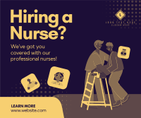 Healthcare Staff Available Facebook Post Design