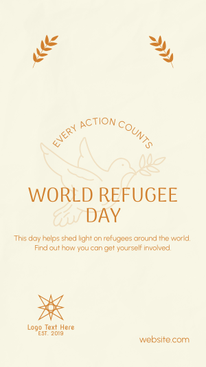 World Refugee Support Facebook story