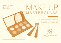 Cosmetic Masterclass Postcard Design