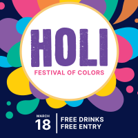 Holi Festival Instagram Post Design