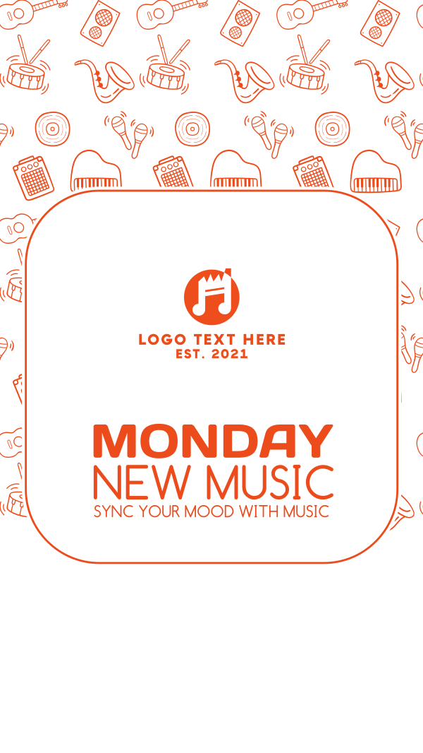 Music Monday Instruments Facebook Story Design Image Preview