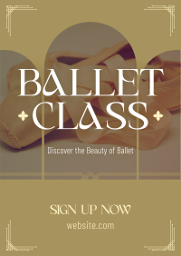 Sophisticated Ballet Lessons Poster Image Preview