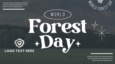 World Forest Day  Facebook event cover Image Preview
