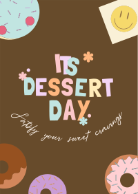 Satisfy Your Sweet Cravings! Poster Design