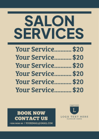 Salon Services Flyer Image Preview