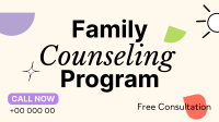 Family Counseling Facebook Event Cover Design