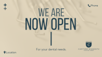 Dental Clinic Opening Facebook Event Cover Design