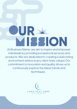 Our Mission Statement Poster Image Preview