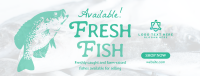 Fresh Fishes Available Facebook Cover Design