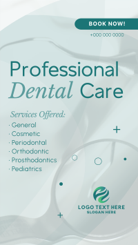 Professional Dental Care Services Facebook Story Design