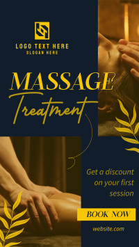 Relaxing Massage Treatment Instagram Reel Preview