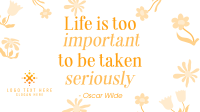 Tranquil Floral Quote Animation Image Preview