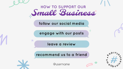 Support Small Business Facebook event cover Image Preview