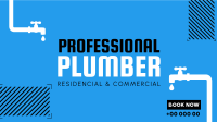 Professional Plumber YouTube Video Image Preview