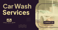 Sleek Car Wash Services Facebook Ad Design