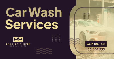 Sleek Car Wash Services Facebook ad Image Preview
