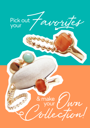 Quirky Gem Cutouts Flyer Image Preview