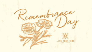 Remembrance Poppies Video Image Preview
