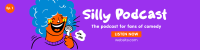 Our Funny Podcast LinkedIn Banner Design