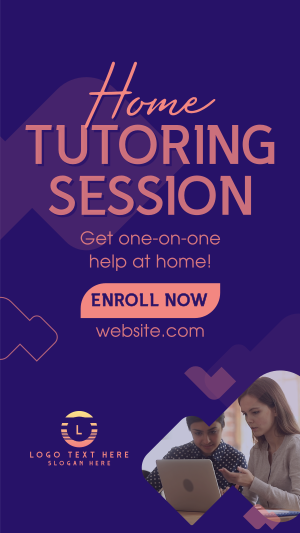 Professional Tutoring Service Instagram story Image Preview