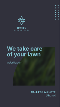Grass Blur Facebook Story Design
