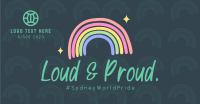 Pride Rainbow Facebook Ad Design