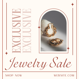 Earrings Exclusive Sale Instagram post Image Preview