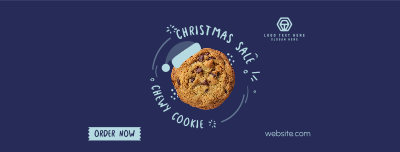 Chewy Cookie for Christmas Facebook cover Image Preview