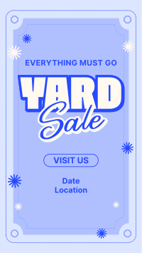 Minimalist Yard Sale TikTok Video Image Preview