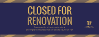 Under Renovation Construction Facebook cover Image Preview