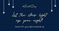 Starry Earth Hour Facebook Ad Design