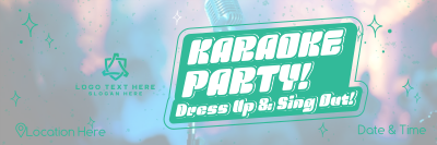 Karaoke Party Star Twitter header (cover) Image Preview