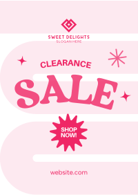 Cute Y2K Clearance Sale Flyer Image Preview