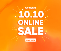 10.10 Online Sale Facebook post Image Preview