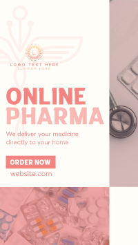 Online Pharma Business Medical YouTube Short Design