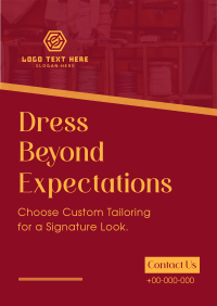 Custom Tailoring Flyer Image Preview