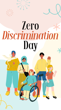 Zero Discrimination Facebook Story Design