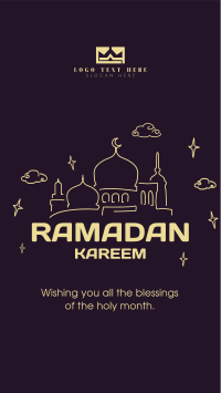 Ramadan Outlines Facebook story Image Preview