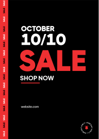 10.10 Sale Flyer Design