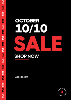 10.10 Sale Flyer Image Preview