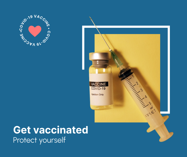 Vaccine Syringe Facebook Post Design Image Preview