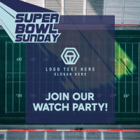 Super Bowl Sunday Instagram Post Design