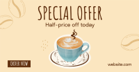 Cafe Coffee Sale Facebook ad Image Preview