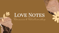 Love Notes YouTube Banner Design