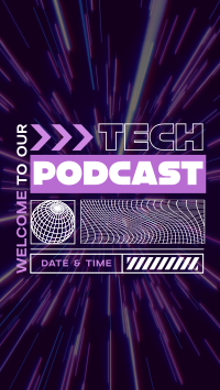 Futuristic Tech Podcast YouTube short Image Preview