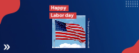 Happy Labor Day Greeting Facebook cover Image Preview