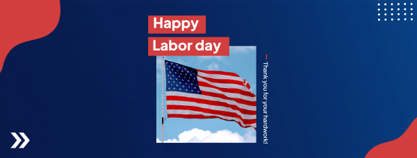 Happy Labor Day Greeting Facebook Cover Design Image Preview