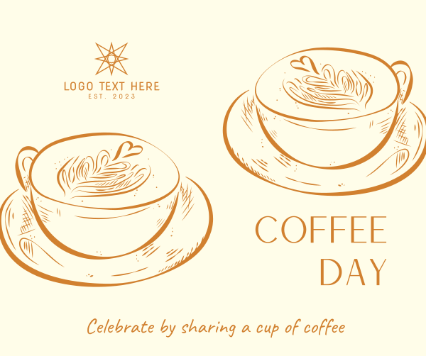 Coffee Day Latte  Facebook Post Design Image Preview