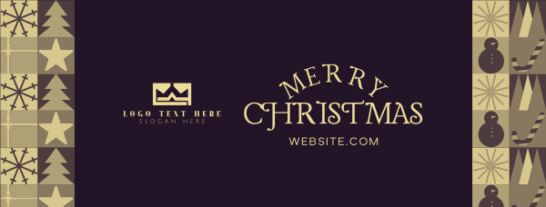 Modern Christmas Facebook Cover Design Image Preview
